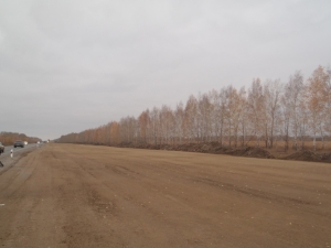 Устройство земляного полотна на реконструируемом участке